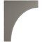 Ekena Millwork 1 3/4"W x 10"D x 12"H Clarksville Wood Vintage Decor Bracket, Reclaimed Grey BKTWD02X10X12CVGY - alternate 3